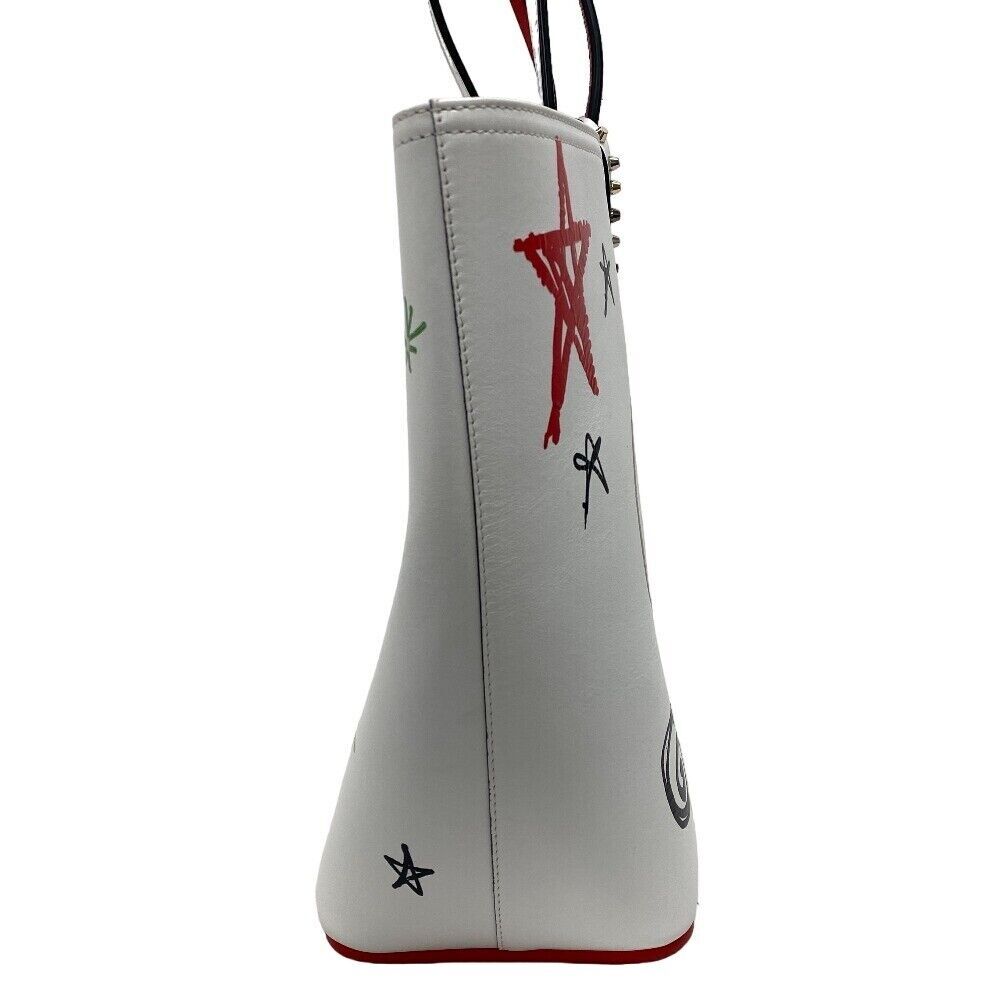 Louboutin Cabata White Cl Embossed #138751C91B - Picture 3 of 10